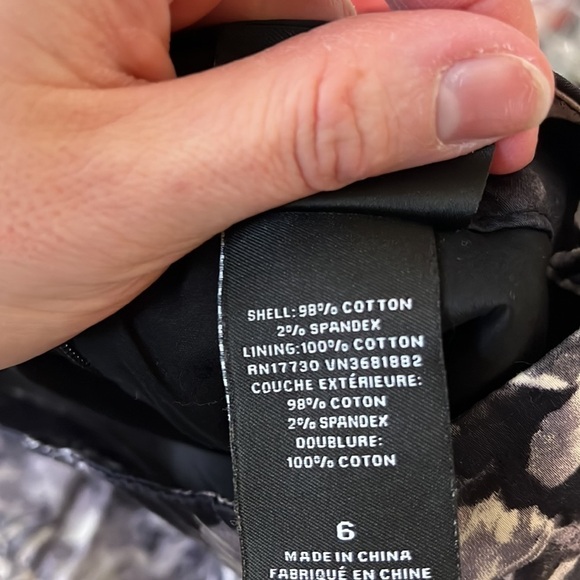 Prabal Gurung for Target Gray Navy Purple Floral A-line Circle Skater Midi Skirt - Picture 4 of 5